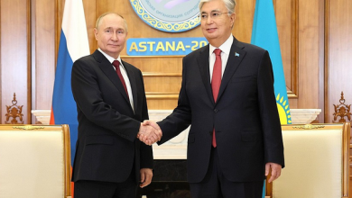 Rusya Devlet Başkanı Putin,  Kazakistan Cumhurbaşkanı Tokayev ile bir araya geldi