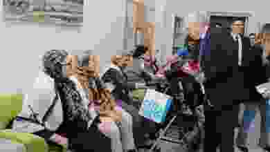 Başkan Özdemir'den huzurevindeki kadınlara ziyaret