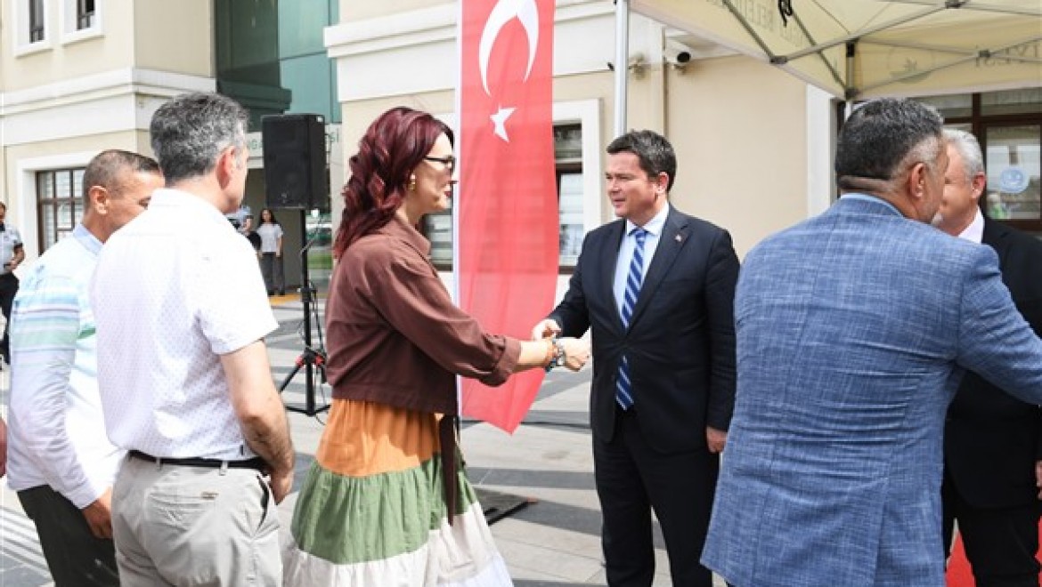 Başkan Aydın, personel ile bayramlaştı