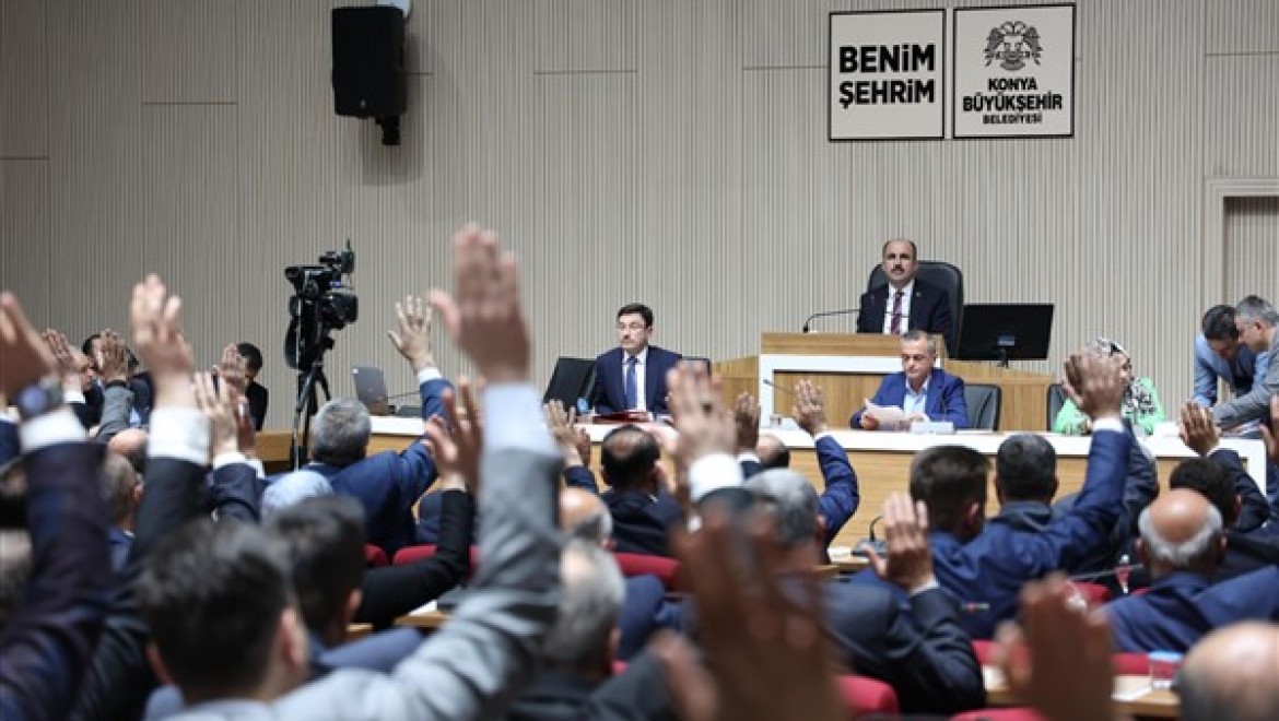 Konya Büyükşehir Belediye Meclisi'nin yeni dönem ilk toplantısı yapıldı