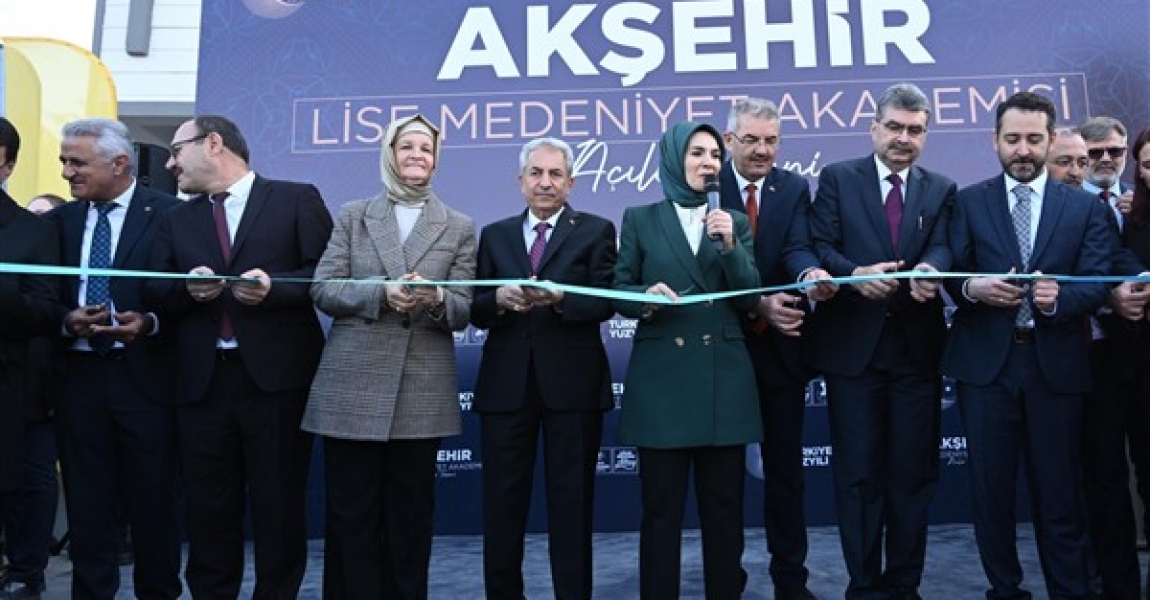 Akşehir Lise Medeniyet Akademisi, Bakan Göktaş'ın katılımıyla açıldı
