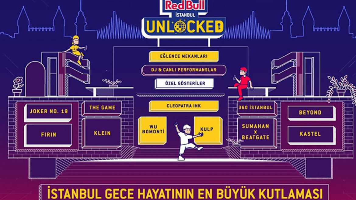 İstanbul'un Popüler Mekanları Red Bull Unlocked ile tek çatı altında