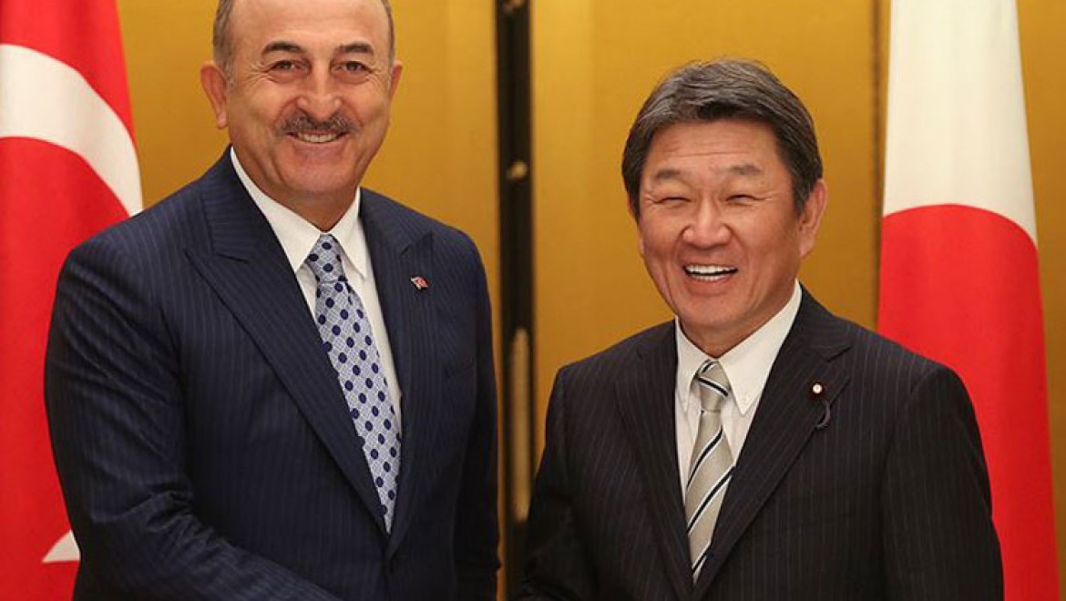 Dışişleri Bakanı Çavuşoğlu Japon mevkidaşı Motegi ile görüştü