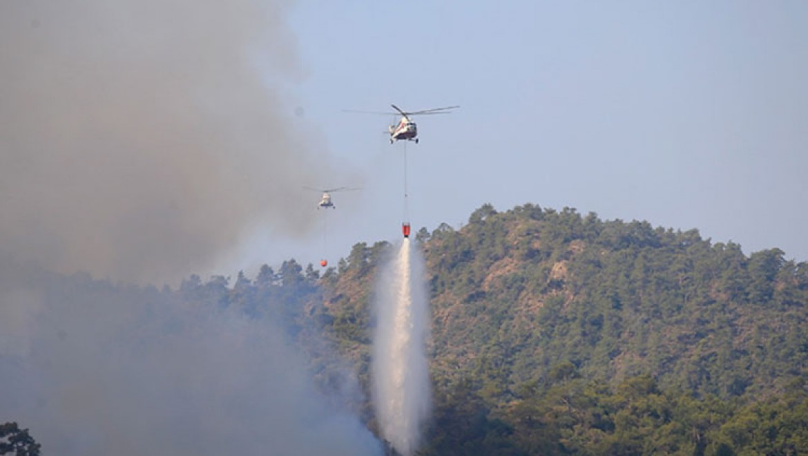 Tarım ve Orman Bakanı Kirişci: Marmaris'teki orman yangını büyük ölçüde kontrol altına alındı