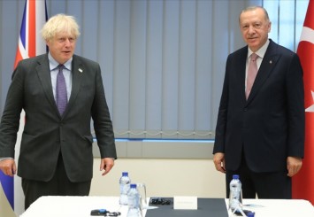 Cumhurbaşkanı Erdoğan Boris Johnson ile görüştü