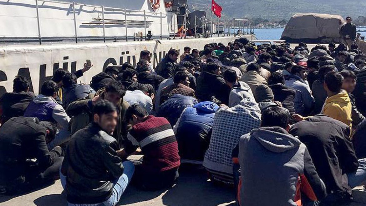 Bir haftada 500 kaçak göçmen yakalandı