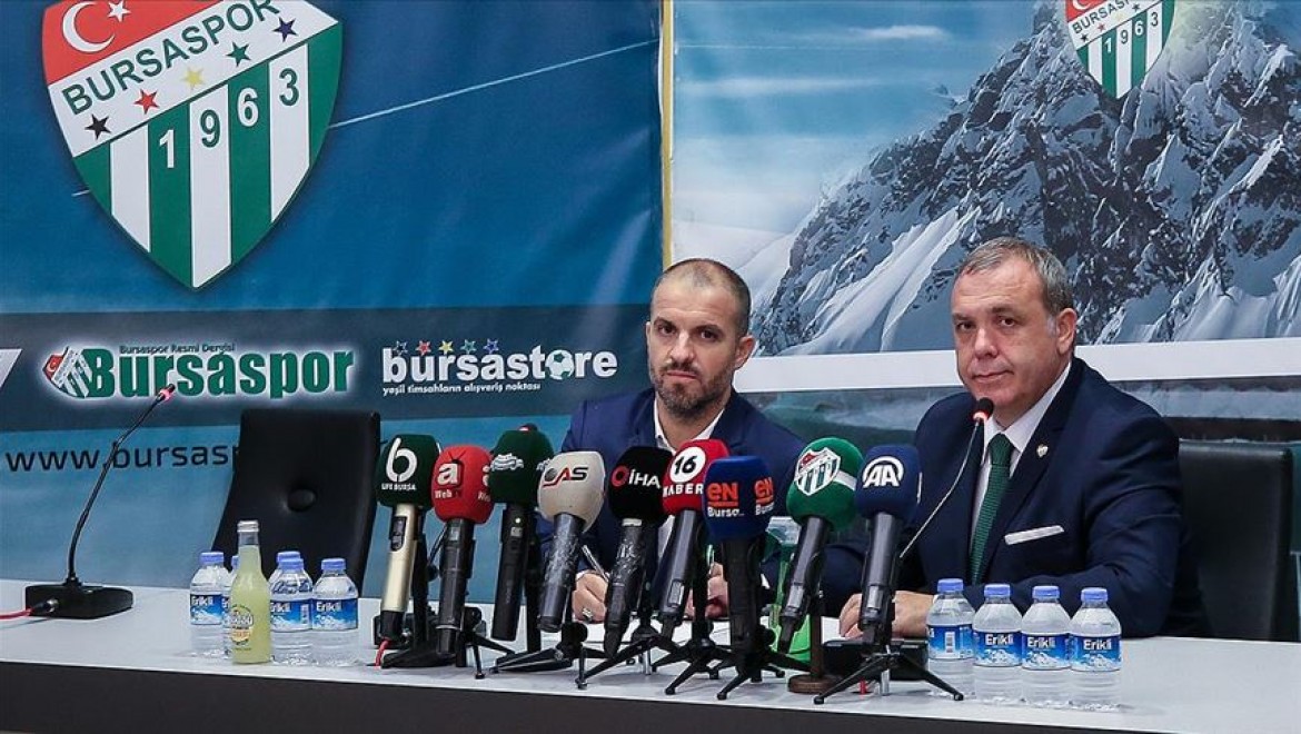 Bursaspor teknik direktör Mustafa Er ile sözleşme imzaladı