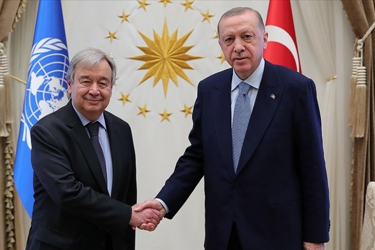 BM: Erdoğan ve Guterres'in görüşmesi, tahılı küresel pazara ulaştırmanın yollarına odaklandı