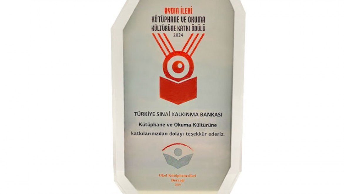 TSKB'nin 100. Yıl Cumhuriyet Kütüphanesi Projesi'ne Anlamlı Ödül