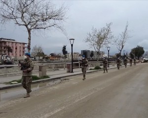 Mehmetçik depremden etkilenen Hatay'da asayiş görevini sürdürüyor