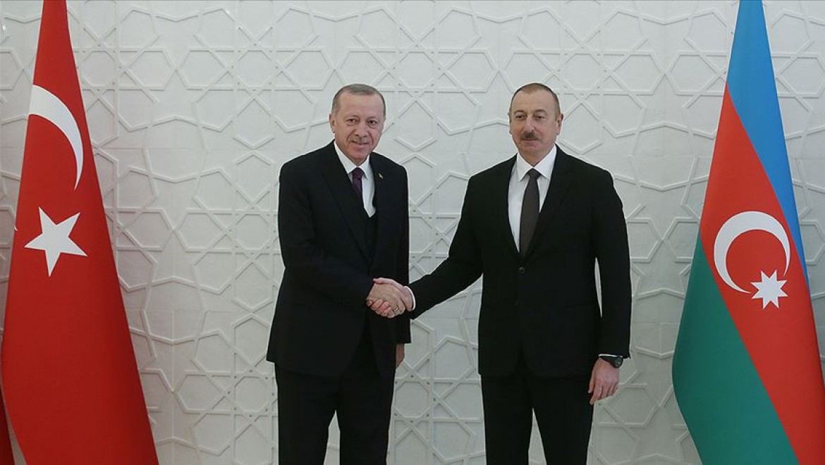 Aliyev'den Erdoğan'a teşekkür