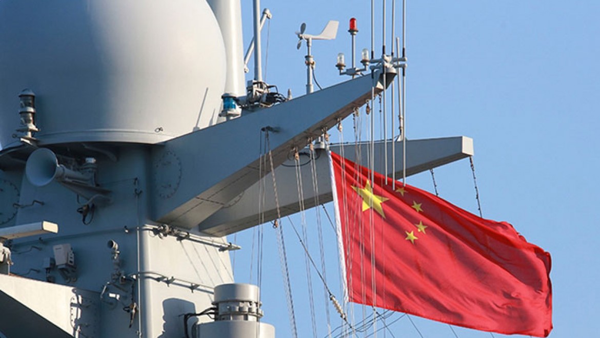 Çin Donanması, en büyük muhribi Lhasa ile Sarı Deniz'de tatbikat yaptı