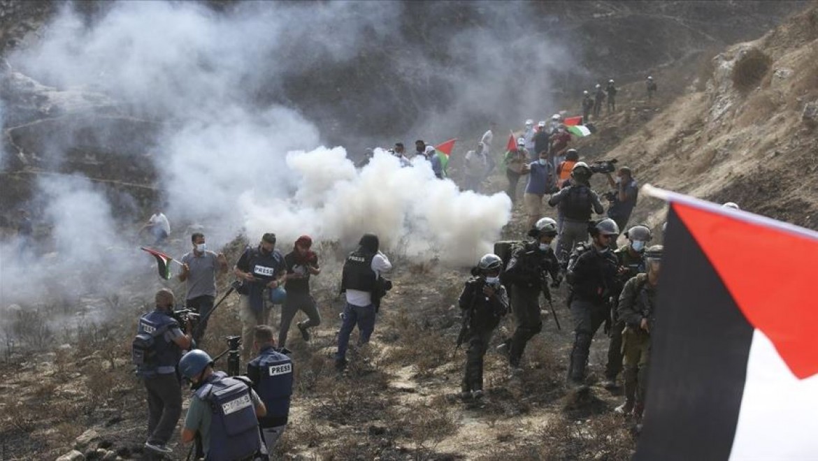İsrail ordusundan Batı Şeria'daki gösteriye müdahale