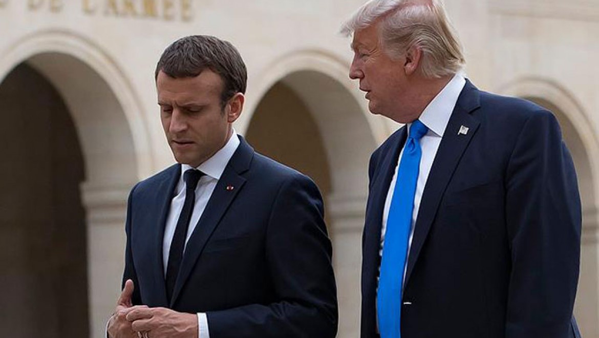 Macron'dan 'Trump' açıklaması