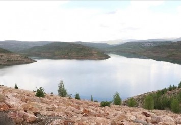 Bahar yağışları Sivas'taki 4 Eylül Barajı'nda su seviyesini artırdı
