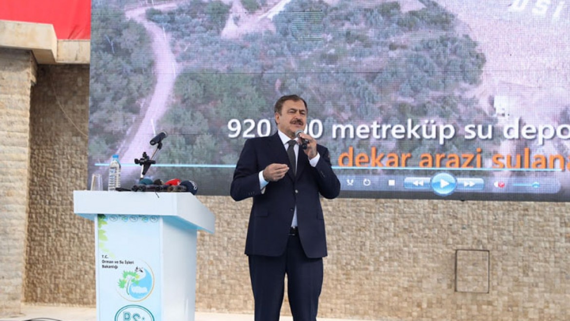 Orman ve Su İşleri Bakanı Veysel Eroğlu: İstanbul'un 2071'e kadar su sorunu yok