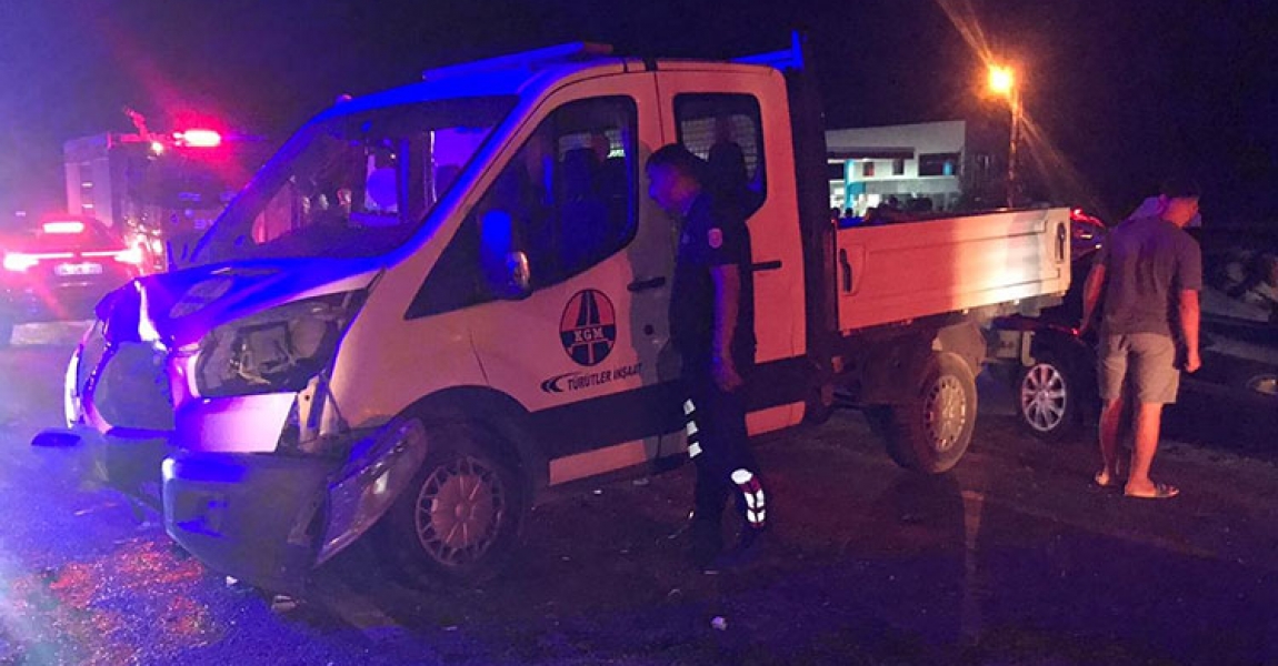 Bayburt'taki trafik kazasında 9 kişi yaralandı