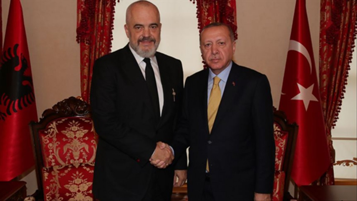 Erdoğan Arnavutluk Başbakanı Rama'yı kabul etti