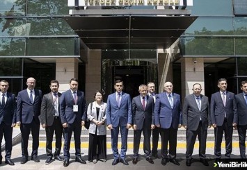 YSK Başkanı Yener, Türk Devletleri Parlamenter Asamblesi Seçim Gözlem Heyeti ile görüştü