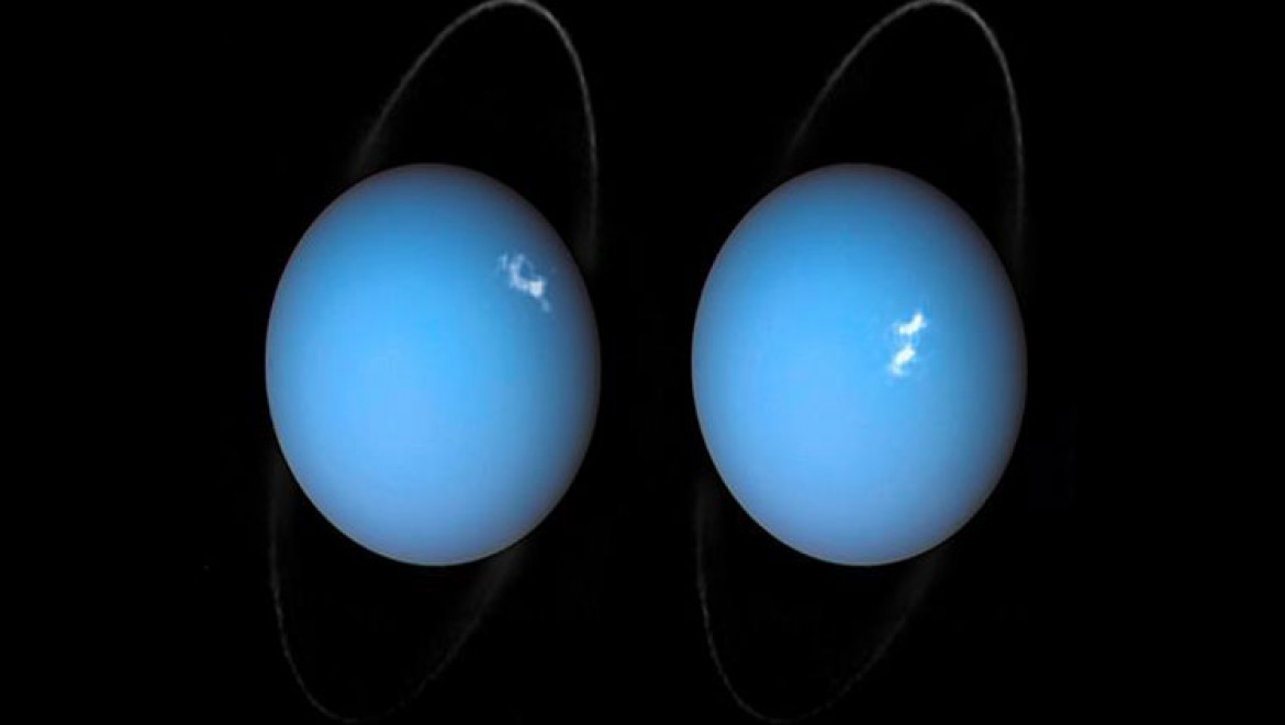 Hubble Uranüs'teki 'auroraları' görüntüledi
