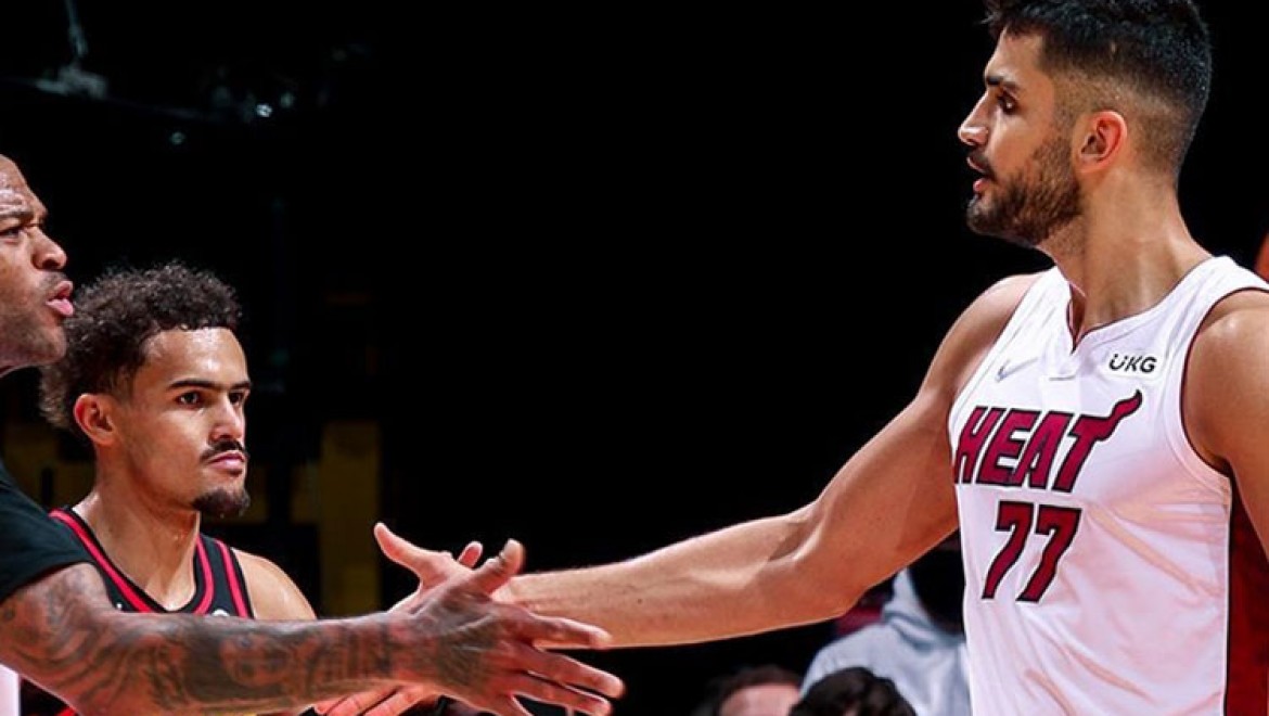 NBA'de Miami Heatli Ömer Faruk Yurtseven seriye devam ediyor