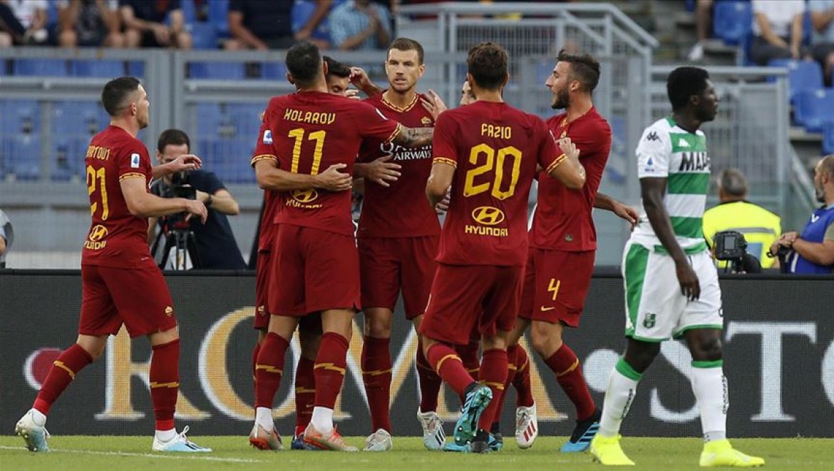 Roma 4 golle galibiyete uzandı