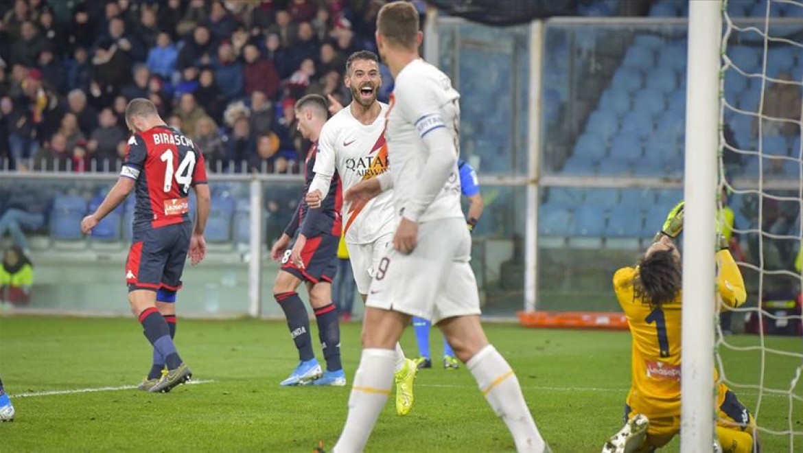 Cengiz Ünder'in de gol attığı maçta Roma Genoa'yı mağlup etti