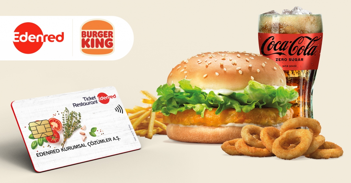 Ticket Restaurant kartlılara özel   Burger King®'de avantajlı kampanya