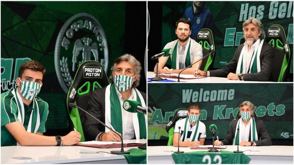 Konyaspor 3 futbolcuyla sözleşme imzaladı