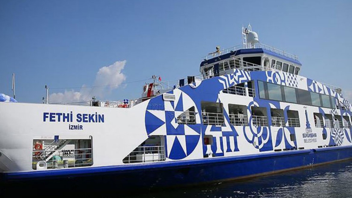 Şehit polis memuru Fethi Sekin'in isminin verildiği feribot denize indirildi