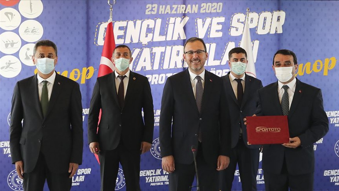 Gençlik ve Spor Bakanlığından Sinop'a 19 milyon liralık yatırım