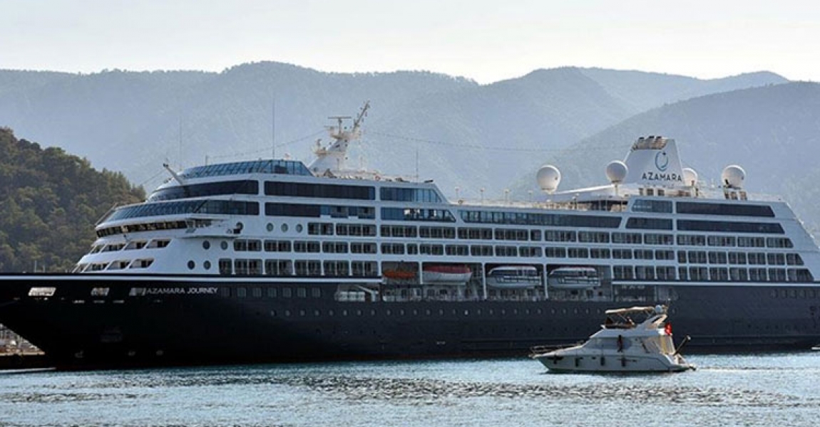 "Azamara Journey" Marmaris Limanı'na yanaştı