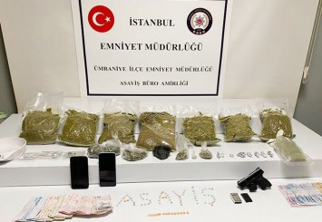 Ümraniye'de uyuşturucu operasyonunda 2 kişi tutuklandı