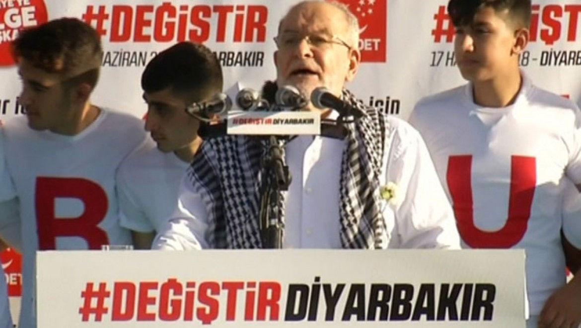 Karamollaoğlu Diyarbakır'da Konuştu