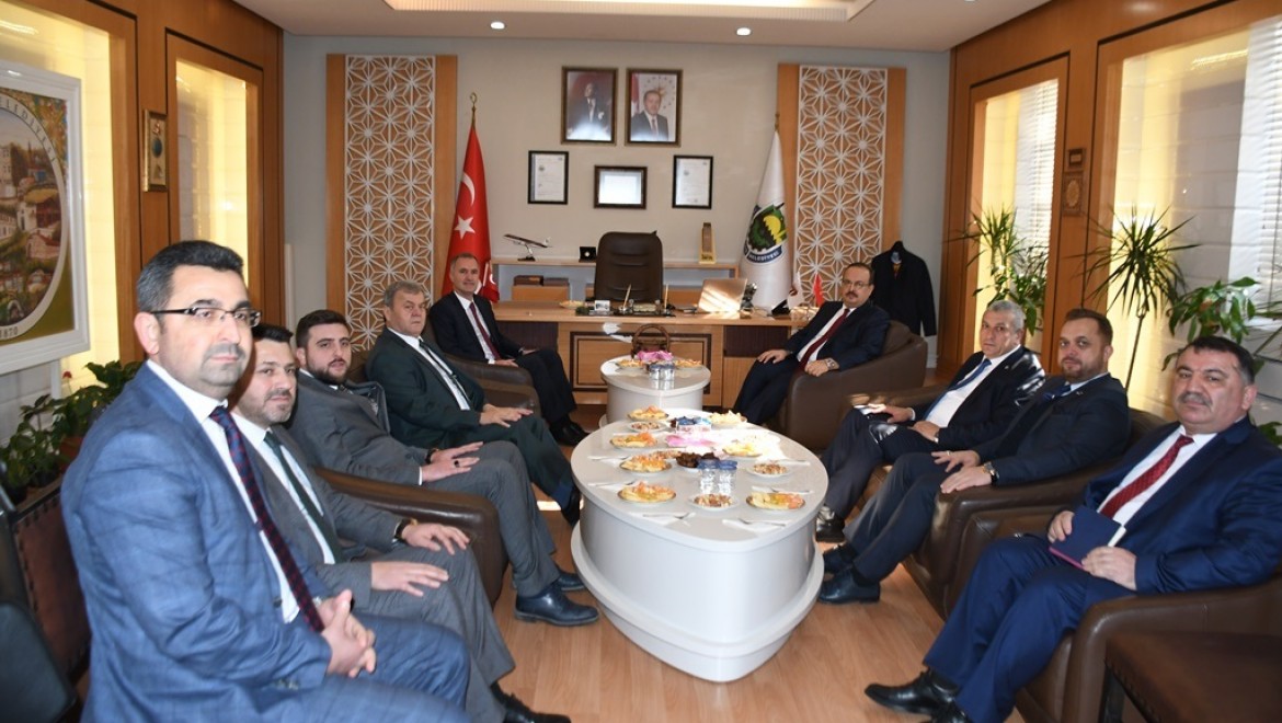 Bursa Valisi Canbolat'tan Başkan Taban'a Ziyaret