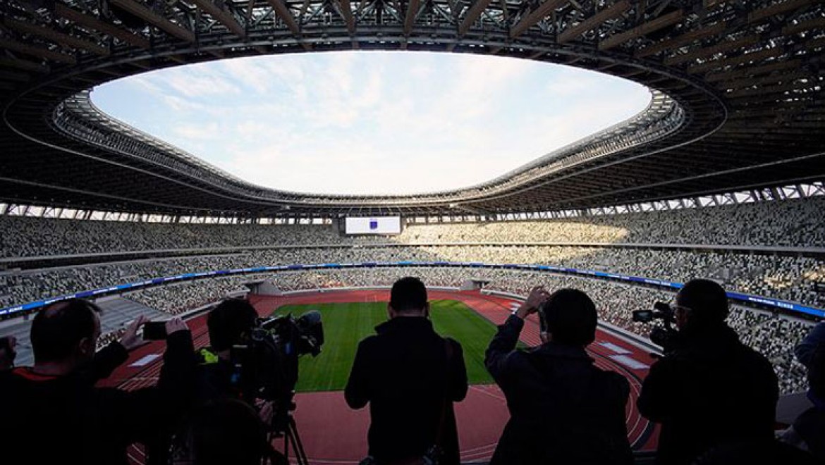 Tokyo Olimpiyatları'na ev sahipliği yapacak Japonya Ulusal Stadı açıldı