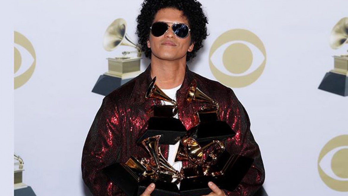 Grammy'e Bruno Mars damgası