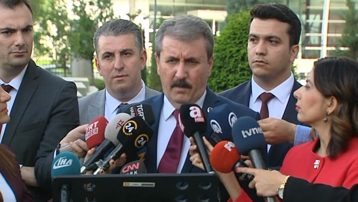 Mustafa Destici'den Erdoğan'a Ziyaret