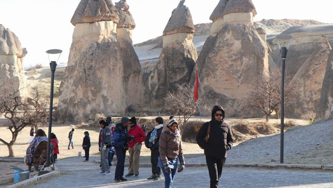 Kapadokya'ya 11 ayda 2 milyon 100 bin turist geldi