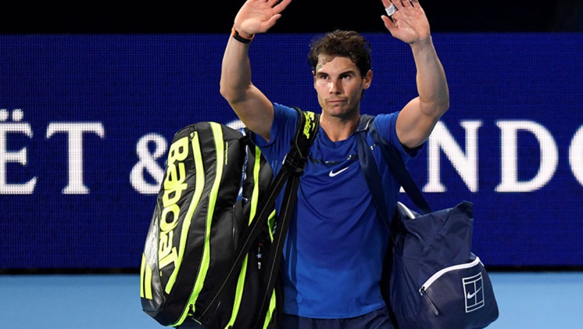 Rafael Nadal Londra'da sezonu kapattı
