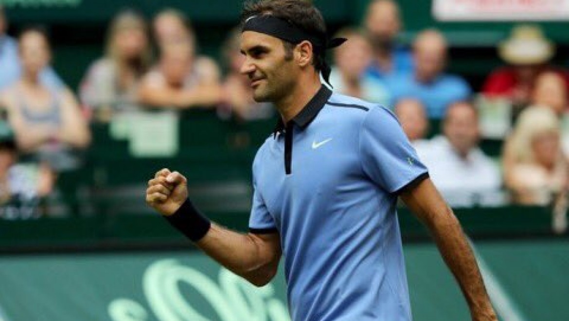 Halle'de ilk finalist Federer