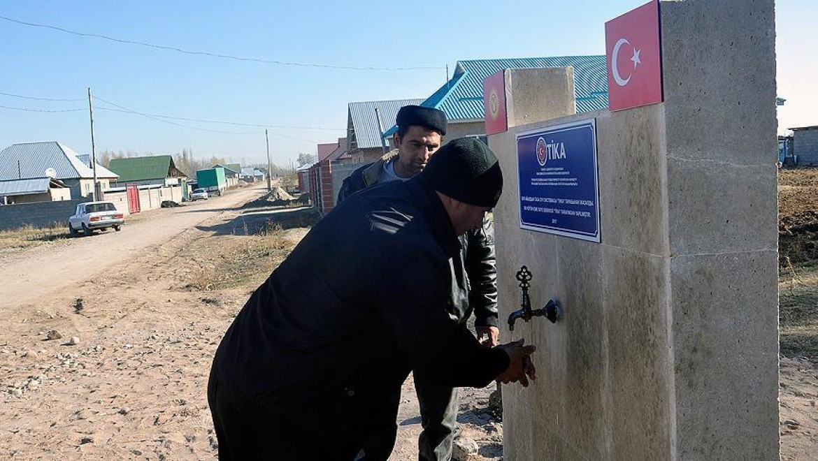TİKA'nın Kırgızistan'daki içme suyu projesi tamamlandı