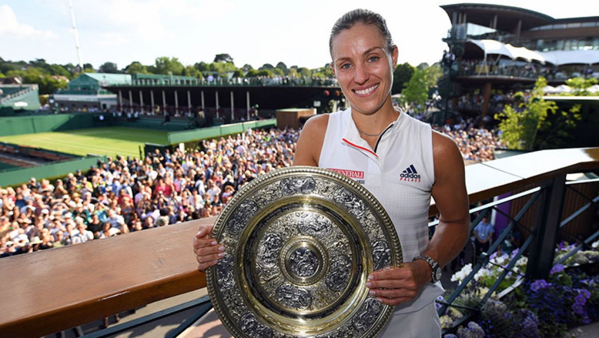 Angelique Kerber Wimbledon'da İlk Kez Şampiyon
