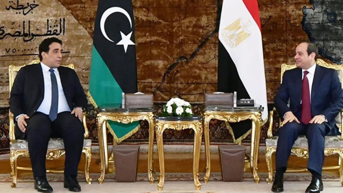 Libya Başkanlık Konseyi Başkanı Menfi, Sisi ile ülkedeki siyasi krizi görüştü