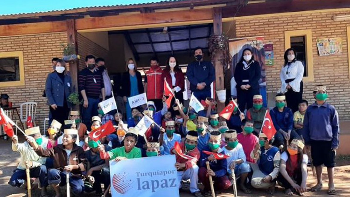 Türkiye'den Paraguay'daki bakıma muhtaç çocuklara yardım