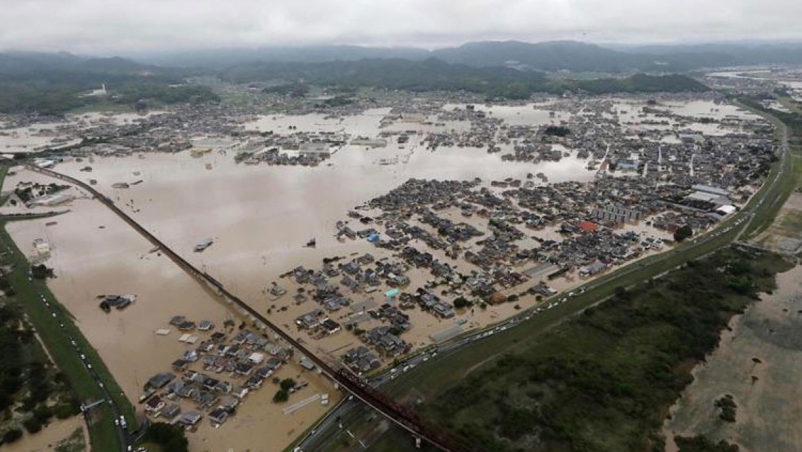 Japonya'daki Sel Felaketinde Ölenlerin Sayısı 222'ye Yükseldi