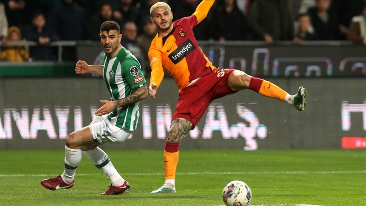 Galatasaray'ın galibiyet serisi Konya'da son buldu