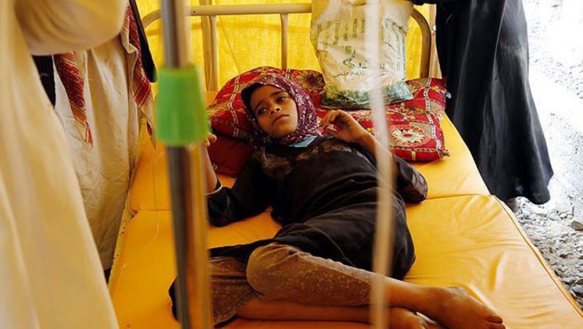 Yemen'deki kolera salgını için kampanya