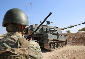 Barış Pınarı bölgesine taciz ateşi açan 4 PKK/YPG'li terörist etkisiz hale getirildi