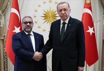 Libya Yüksek Devlet Konseyi Başkanı Mişri'den Cumhurbaşkanı Erdoğan'a tebrik telefonu